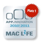 1. Platz Mac Life App Innovation 2010 | 2011
